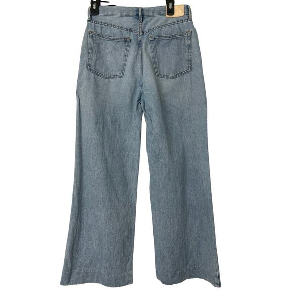 Everlane The Summer Wide Leg Jean Light Wash High Rise Women’s 28 - Picture 2 of 12